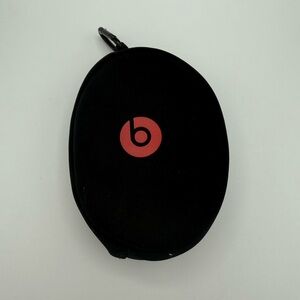 Beats by Dre Soft Earbud Zippered Pouch Black & Red Multi Use